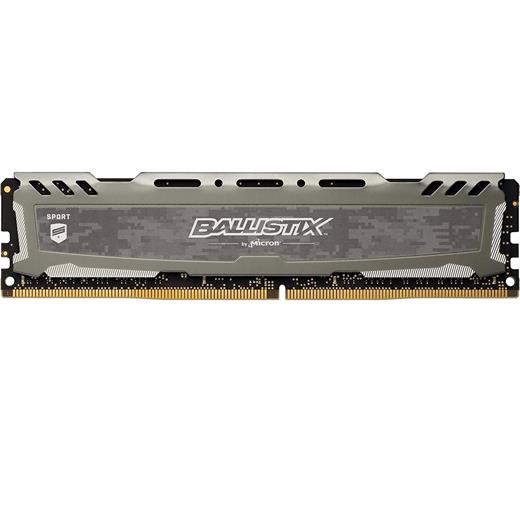 Ballistix 16Gb 2666Mhz Ddr4 Bls16G4D26Bfsb Soğutuculu, Cl16, Gray