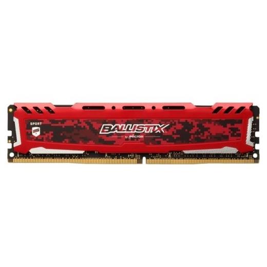 Ballistix 8Gb 3000Mhz Ddr4 Bls8G4D30Aesek Soğutuculu, Cl15, Red, 1.35V