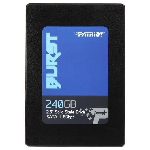 Patriot Burst 240Gb Ssd Disk Pbu240Gs25Ssdr 555 - 500 Mb/S, 2.5, Sata3