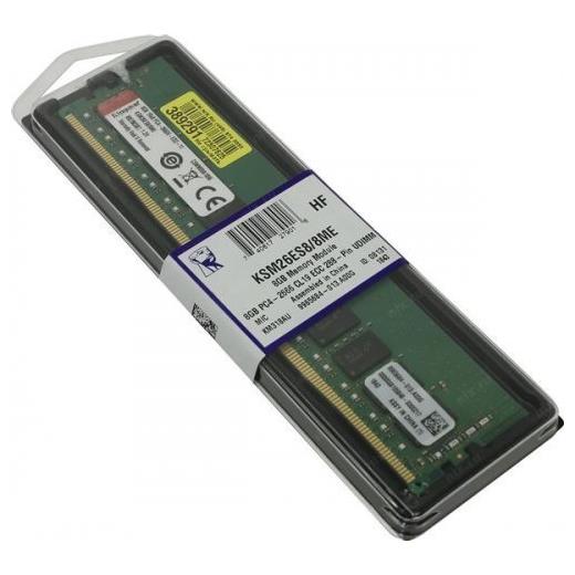 Kingston 8 GB DDR4 2666Mhz CL19 KSM26ES8/8HD Sunucu (Ram) Bellek