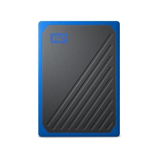 Wd My Passport Go 1Tb Black W/ Cobalt Wdbmcg0010Bbt-Wesn