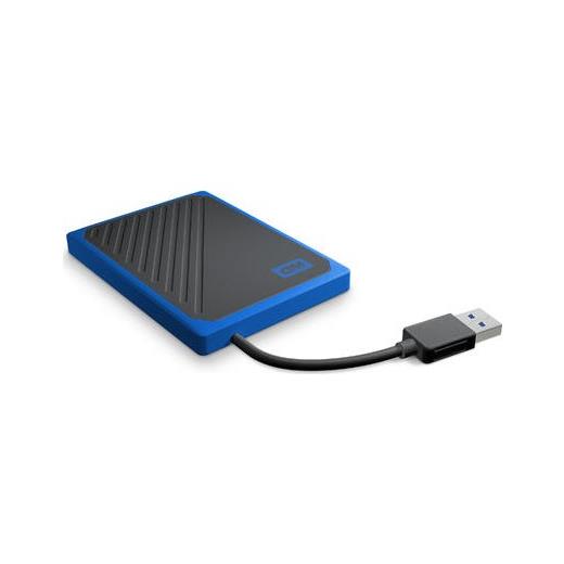 Wd My Passport Go 1Tb Black W/ Cobalt Wdbmcg0010Bbt-Wesn