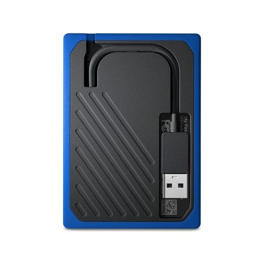 Wd My Passport Go 1Tb Black W/ Cobalt Wdbmcg0010Bbt-Wesn