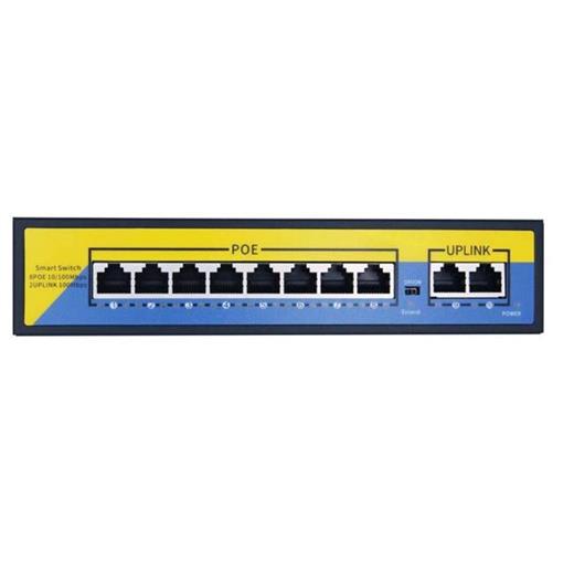 Hbf P08Mg 8 Port Poe 10/100 +2 Uplınk 120W