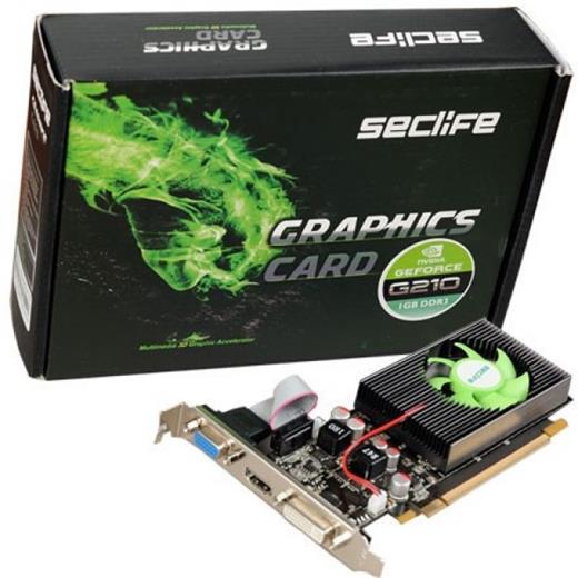 Seclife Gt210 1Gb 64Bit Ddr2 16X Dvi Hdmi Vga Lp