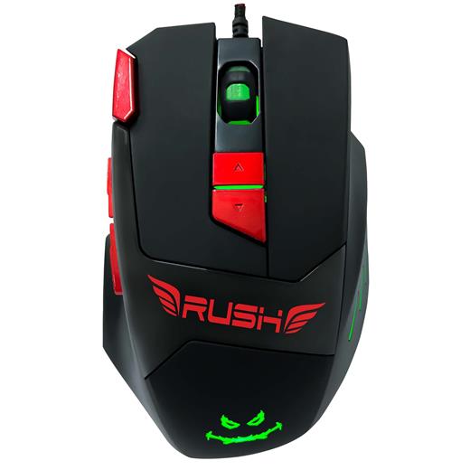 Rush Maverıck Kablolu Oyuncu Mouse (Rm35) 6800Dpı 7 Led