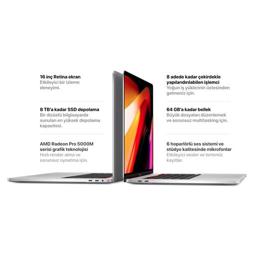 Apple Macbook Pro MVVJ2TU/A 16-inch 2.6GHz 6-core 9thCore i7, 512GB - Space Grey