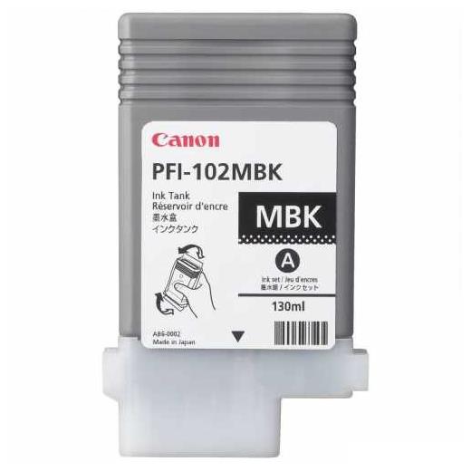 Canon 0894B001 Pfı-102Mbk Mat Sıyah Kartus (130 Ml)Lp17/Lp24 /Ipf 500/Ipf 510/Ipf 600/Ipf 605/Ipf 610/Ipf 650/Ipf 655/Ipf 700/Ipf 710/Ipf 720/Ipf 750/Ipf 755/Ipf 760/Ipf 765