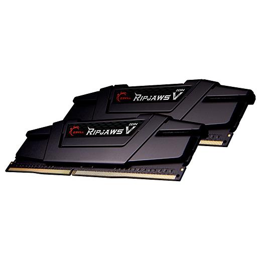 Gskill RipjawsV F4-3200C16D-32GVK Siyah DDR4-3200Mhz CL16 32GB (2X16GB) DUAL (16-18-18-38) 1.35V