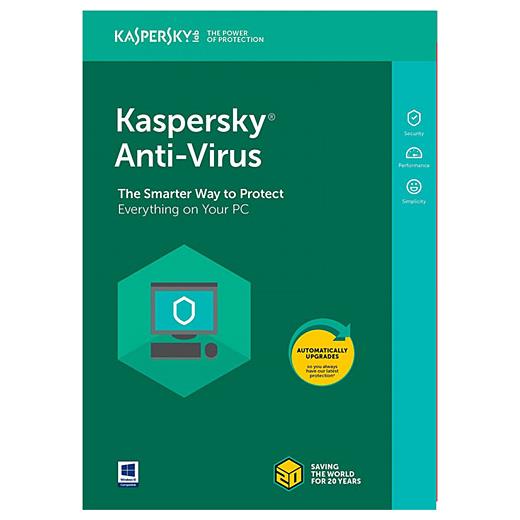 Kaspersky Antivirüs 2018 2 Kullanıcı 1 Yıl Antivirüs, Güvenlik Yazılımı