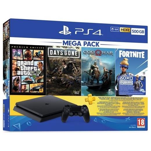 PS4 500 GB GTAV GOW DG BUNDLE