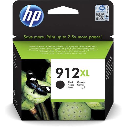 HP 912XL Yüksek Kapasite Black SiyahKartuş 3YL84A