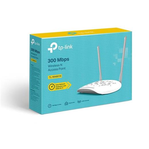 TP-Link Tl-Wa801N 300Mbps Wıreless N Access Poınt 1 Port 10/100Mbps 2*Sabit Çok Yönlü Anten