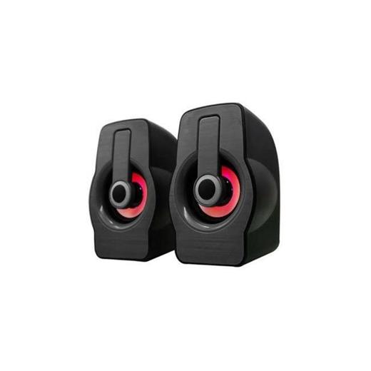 Snopy Sn-X23 Multımedya Rgb Işıklı 1+1 Usb 2,0 Kırmızı / Sıyah Speaker