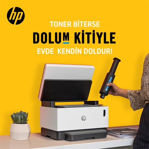 Hp 5Hg74A 1000N Neverstop Network Laser Yazıcı -A4 32Mb,20Ppm,5000Syf Tam Dolu Toner,Apple Airprint