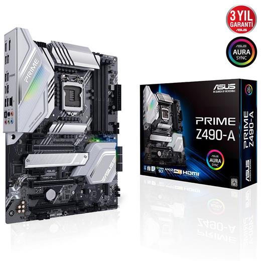 Asus Prime Z490-A 1200P Hdmi Dp Usb3.2 90Mb1390-M0Eay0