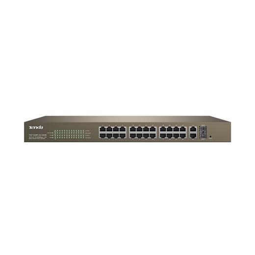 Tenda Tef1226P 24Port Poe 2Gb+2Xsfp W.Smart Switch