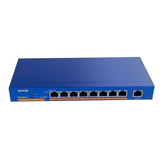 Tenda Teg1009P-Eı 9Port 10/100/1000 8 Port Poe Swi