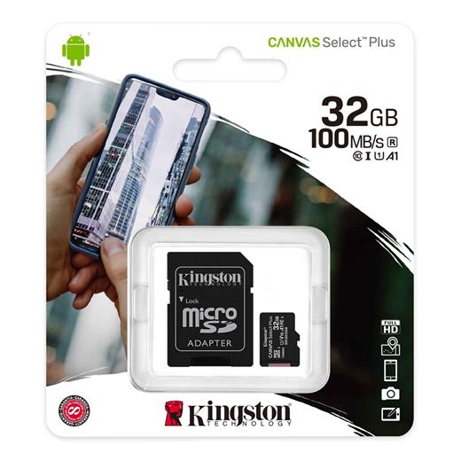 Kingston 32Gb Micro Sdhc Canvas 100Mb/S Sdcs2/32Gb