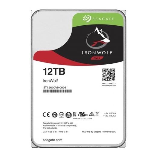 Seagate 12Tb Ironwolf St12000Vn0008 3.5