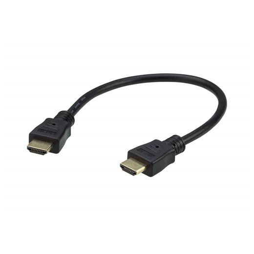 Aten-2L-7Da3H High Speed Hdmi With Ethernet Bağlantı Kablosu, 0.3 Metre, 4K, Hdmi, Hdcp 2.2≪Br≫0.3M High Speed Hdmi Cable With Ethernet