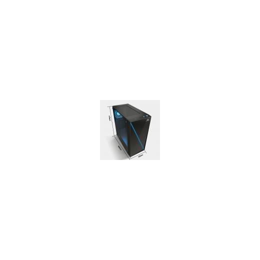 PowerBoost X-52 USB 3.0 Cam Panelli RGB Fanlı Gaming Kasa (PSU Yok) X-52