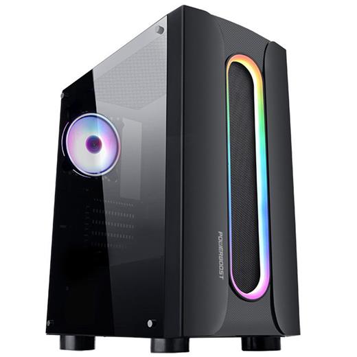 PowerBoost VK-P3302B 500w USB 3.0 ATX, ARGB Fan ve Stirp siyah Kasa VK-P3302B-500