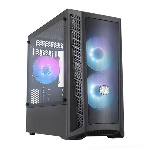 CM MasterBox MB311L 600W RGB 3x120mm Fanlı Tempered Glass pencereli Mesh ön Panel MicroATX Kasa MCB-B311L-KGNB60-S00