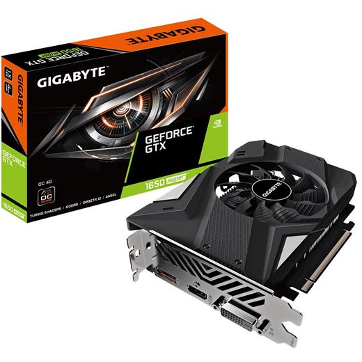 GIGABYTE GTX1650 SUPER 4GB OC GV-N165SOC-4GD GDDR6 128bit HDMI DP PCIe 16X v3.0