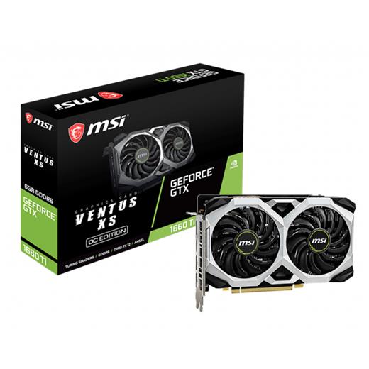 Msi Gtx1660Tı Ventus Xs 6G Oc Gddr6 192B Hdmi 3Xdp