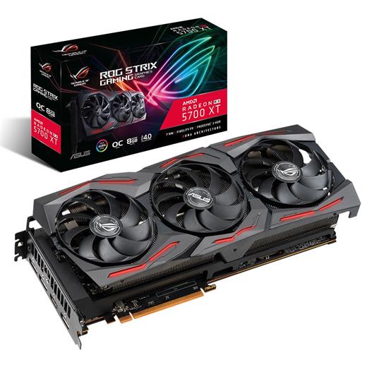 Asus Radeon Rx 5700 Xt Oc 8Gb 256Bit Gddr6 16X (Rog-Strix-Rx5700Xt-O8G-Gaming) Ekran Kartı