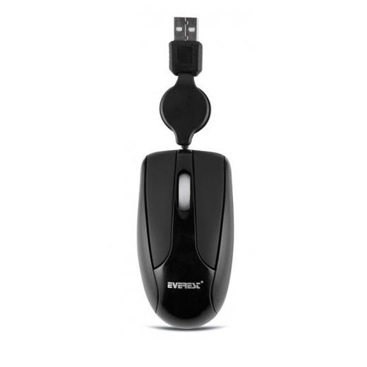 Everest Sm-333 Usb Siyah Opt. Makaralı Mini Mouse