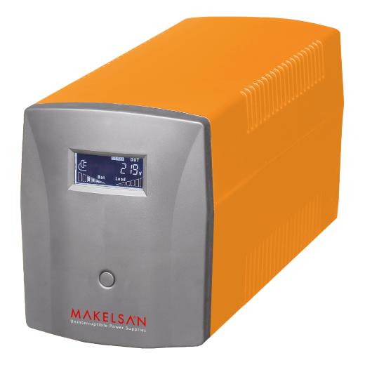 Makelsan Lıon 1200Va (2X7Ah) 5-10Dk Line İnteraktif Kesintisiz Güç Kaynağı - Mu01200L11Mp005