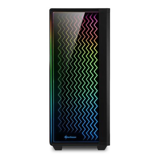 Sharkoon Rgb-Lıt-200 Midi Tower Kasa Siyah Psu Yok,