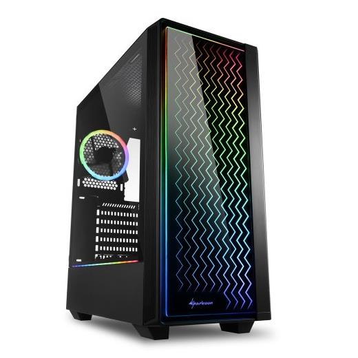 Sharkoon Rgb-Lıt-200 Midi Tower Kasa Siyah Psu Yok,