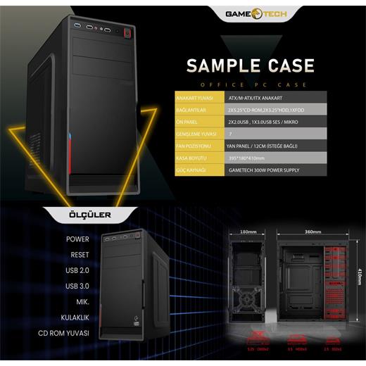 Gametech Sample 300W Kasa
