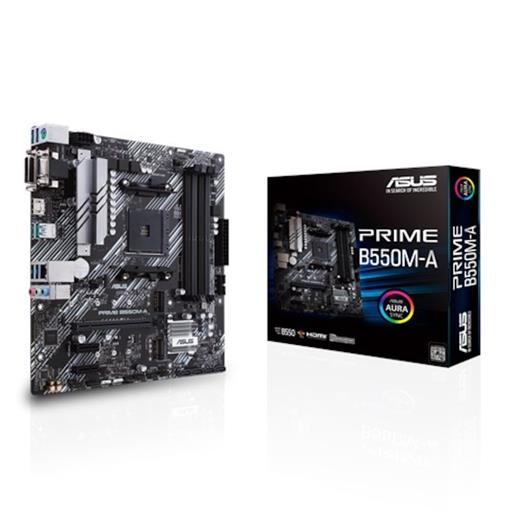 ASUS PRIME B550M-A DDR4 HDMI DVI PCIe 16X v4.0 AM4 mATX