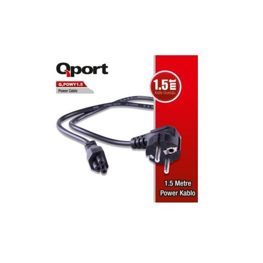 Qport Q-Powy1.5 Yonca Ntb Power Kablosu 1.5 Metre