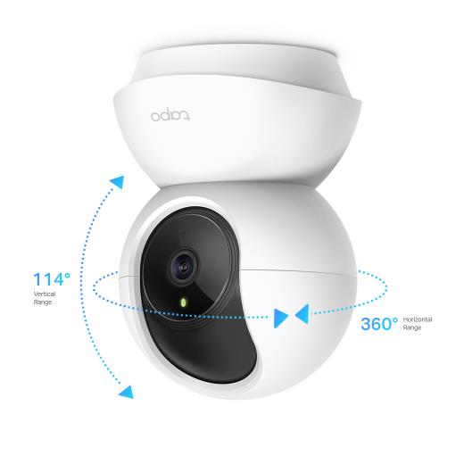 TP-Link Tapo C200 Bebek/Ev Güvenlik Kamerası Wifi 1080P Gece Görüşü Pan/Tılt İki Yönlü Ses