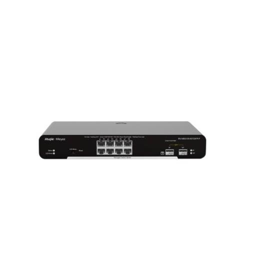 Ruıjıe Reyee Rg-Nbs3100-8Gt2Sfp-P 8 Port Gigabit + 2Xgb Sfp Uplınk L2 Yonetılebılır 125W Poe Swıtch