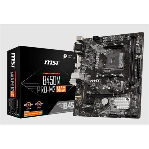 Msi B450M Pro-M2 Max - Amd Ryzen Am4 Ddr4 Anakart