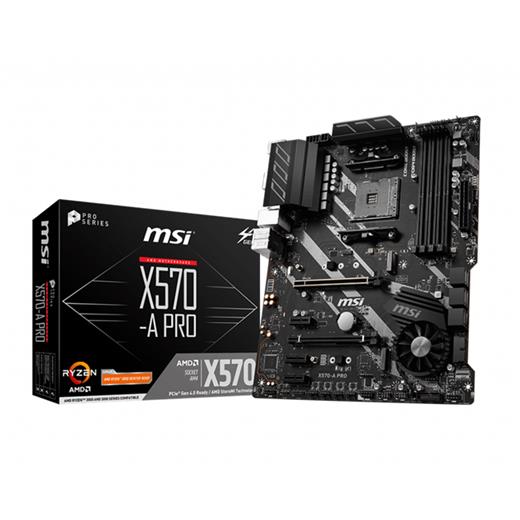 MSI X570-A PRO AM4 AMD Ryzen™ DDR4 4400MHz (O.C.) M.2 USB 3.2 Anakart(100.15.20.0272)