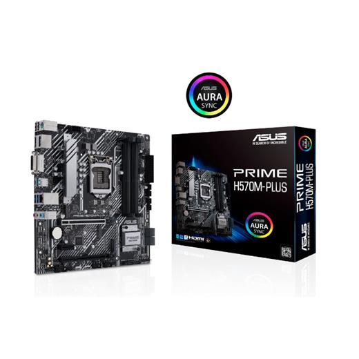 Asus Prime H570M-Plus Intel LGA1200 11.Nesil DDR4 128GB Dp-Dvi-Hdmi mATX Anakart