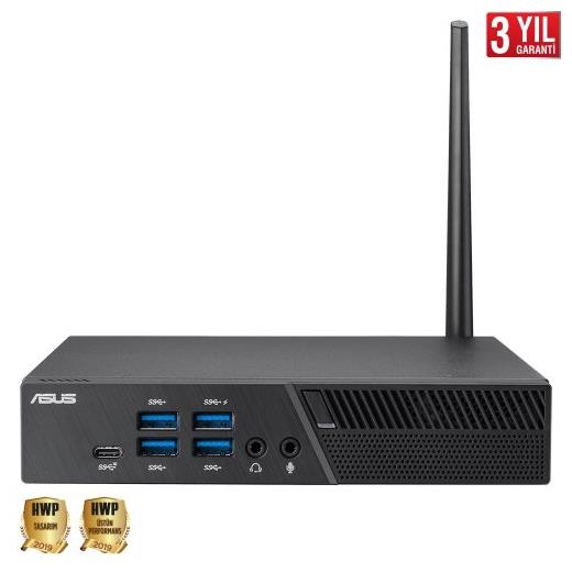 Asus PB50-BR072MD R5-3550H 8GB 128GB M.2 SSD FreeDos (Km Yok) Hdmi 2xDP WiFi BT Vesa Speaker