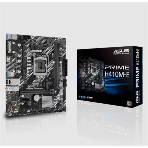 ASUS PRIME H410M-E DDR4 SATA3 M2 PCIe NVME HDMI PCIe 16X v3.0 1200p mATX