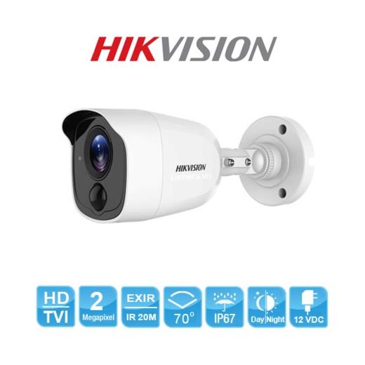 Hikvision DS-2CE11D0T-PIRL 2MP 20MT Gece Görüşü 3,6MM Lens Ultra Low-Light Pır Dış Mekan Kamera