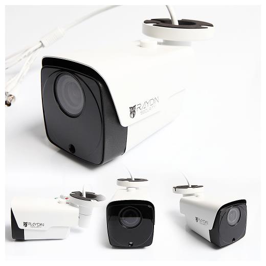Raydın Zoom-T20 2MP 2,8-12MM Motorized Lens  H265 40 Adet Led 60Mt Gece Görüşü SD Kart Poe Dış Mekan Büyük Ip Kamera