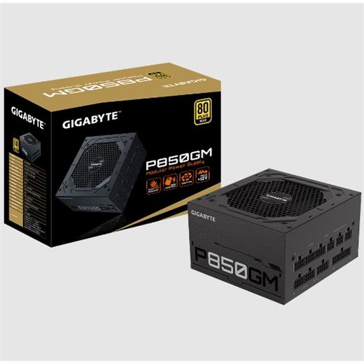 GIGABYTE 850W 80+ GOLD GP-P850GM 12cm Fanlı Tam Modüler Power Supply Japon Kapasitör