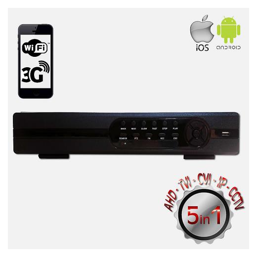 Powergate Flash-B31 5MP H265+ 32Kanal Video 16Kanal Ses 2 HDD 1944N 3G WiFi Xmeye 5in1 DVR