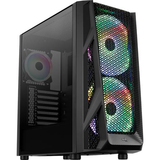 Aerocool Aırhawk Duo 600W 80+ 3Xfan Usb3.0 Pencerelı Atx Kasa (Ae-Aırhawkd680)